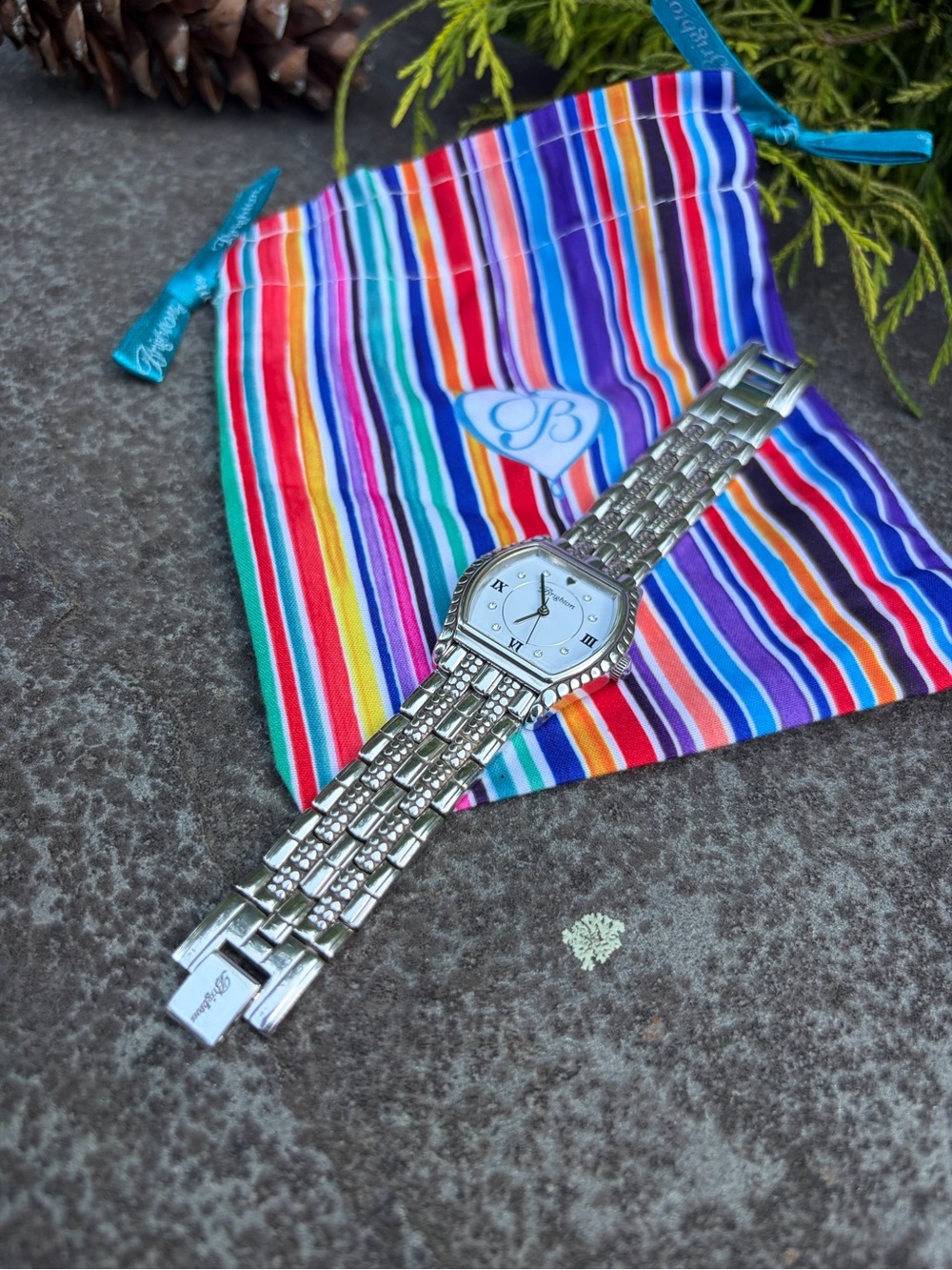 Brighton Berne Bracelet Watch with Brighton Pouch